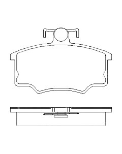 Тормозные колодки Patron PBP175 Патрон