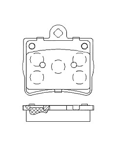 Тормозные колодки Patron PBP1310 Патрон