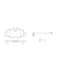 Тормозные колодки TRW GDB1601 Trw
