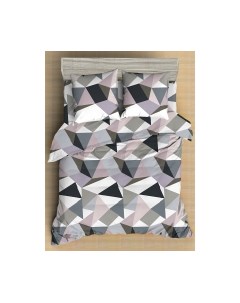 Комплект постельного белья Amore Mio Мако-сатин Crystal Микрофибра Евро / 93788 Amore mio