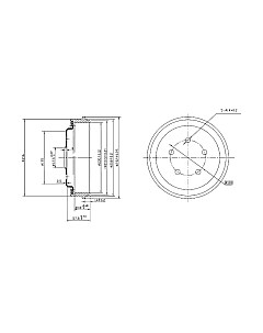 Тормозной барабан Patron PDR1001 Патрон