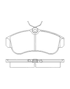 Тормозные колодки Patron PBP604 Патрон
