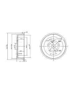 Тормозной барабан Patron PDR1182 Патрон