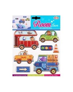 Набор наклеек Erich Krause Звериный транспорт / 42885 Erich krause