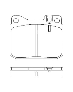 Тормозные колодки Patron PBP243 Патрон