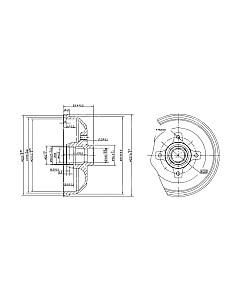 Тормозной барабан Patron PDR1115 Патрон