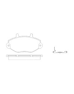 Тормозные колодки Patron PBP701 Патрон