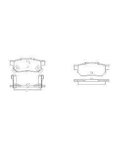 Тормозные колодки Patron PBP621 Патрон
