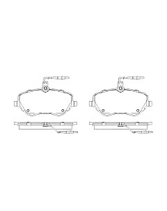 Тормозные колодки Patron PBP1726 Патрон