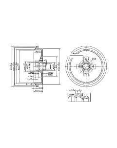 Тормозной барабан Patron PDR1192 Патрон