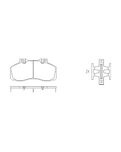 Тормозные колодки Patron PBP501 Патрон