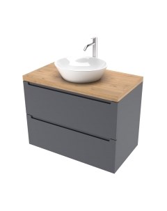 Тумба под умывальник ЗОВ Дион 100 / D100LAFM7015MKV5-HPL38T Зов