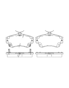 Тормозные колодки Patron PBP1442 Патрон