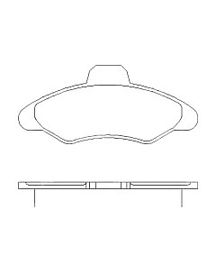 Тормозные колодки Patron PBP617 Патрон