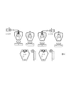 Тормозные колодки Patron PBP985 Патрон