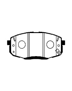 Тормозные колодки Patron PBP095KOR Патрон