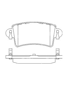 Тормозные колодки Patron PBP1453 Патрон