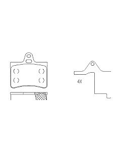 Тормозные колодки Patron PBP1413 Патрон