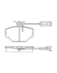 Тормозные колодки Patron PBP524 Патрон