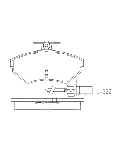 Тормозные колодки Patron PBP1451 Патрон