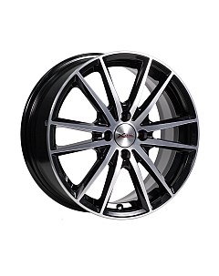 Литой диск X-129 16x6.5" 4x100мм DIA 67.1мм ET 36мм BK X'trike