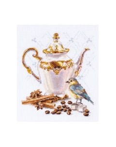 Набор для вышивания Ценитель кофе / 5-21 Алиса