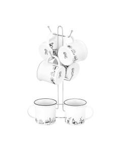 Набор для чая/кофе Elan Gallery Жизнь собак и кошек / 880066 Elan gallery