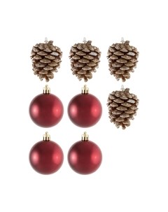 Набор елочных игрушек Волшебная страна Шары и шишки SYQB-0119230 / 005763