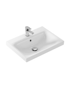 Умывальник со смесителем Cersanit Moduo 60 / S-UM-MOD60/1 + 63063