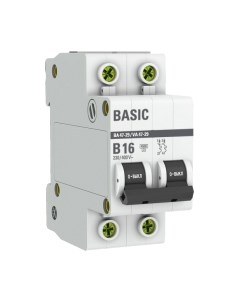 Выключатель автоматический Basic / mcb4729-2-16-B Ekf
