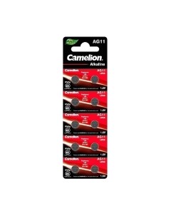 Комплект батареек Camelion АG11-BP10 Mercury Free / 012819