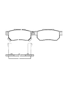 Тормозные колодки AP 05P506 Ap