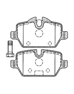 Тормозные колодки AP 05P1249 Ap