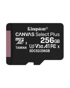 Карта памяти Canvas Select Plus microSDXC (Class 10) 256GB Kingston