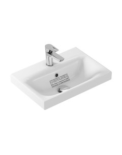 Умывальник со смесителем Cersanit Moduo 50 Slim / S-UM-MOD50SL/1 + 63063