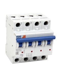 Выключатель автоматический КЭАЗ OptiDin BM63-4C1-УХЛ3 / 260888 Кэаз