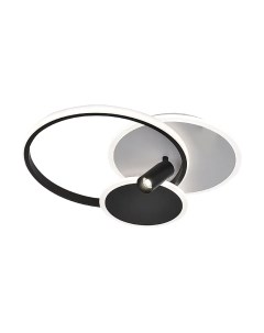 Люстра Estares Eclipse 75W 3R 1DL-RC-480x425x130-WHITE/BLACK/WHITE-220-IP20