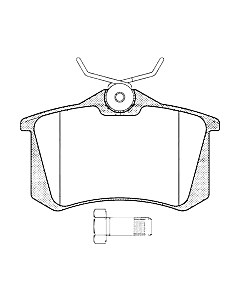 Тормозные колодки AP 05P634 Ap