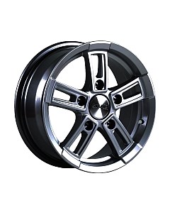 Литой диск Тор 15x6.5" 5x139.7мм DIA 98.5мм ET 40мм Графит Skad