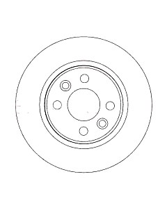 Тормозной диск DF1013 Trw