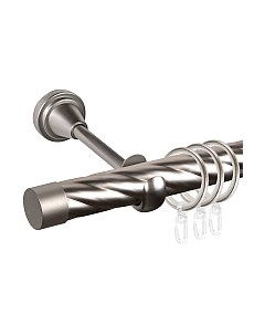 Карниз для штор АС ФОРОС Grace D25К составной + заглушка Плоская Ас форос