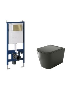 Унитаз подвесной с инсталляцией GR-4441BMS+900.K31.01.000+700.K31.04.32M.32M Grossman