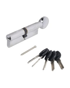 Цилиндровый механизм замка Аллюр HD FG 100-5K СP 50x50G перфорированный ключ