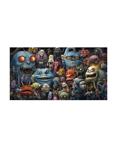 Фотообои листовые ФабрикаФресок Стильные Креативные Монстры / 951185 Фабрикафресок