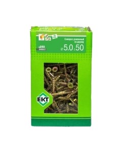 Саморез ЕКТ Усиленный по дереву 5.0x50 потайной / BW000227 Ект