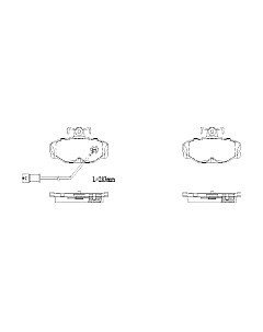 Тормозные колодки Patron PBP915 Патрон