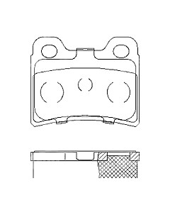 Тормозные колодки Patron PBP772 Патрон