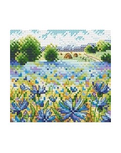 Набор для вышивания Васильковое поле / М-528М М.п.студия