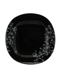 Тарелка столовая обеденная Luminarc Ombrelle Black P3538