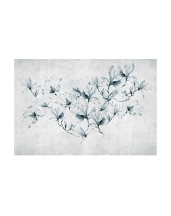 Фотообои листовые Vimala Голубые цветы 2